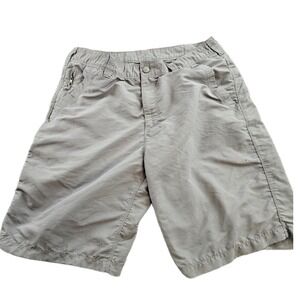 NordicTrack Cargo Shorts Mens Size 36 Gray Relaxed Fit Lightweight Utility Trail